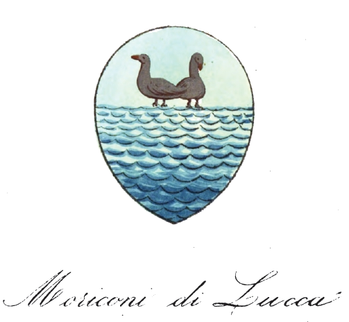 Stemma dei Moriconi di Lucca
